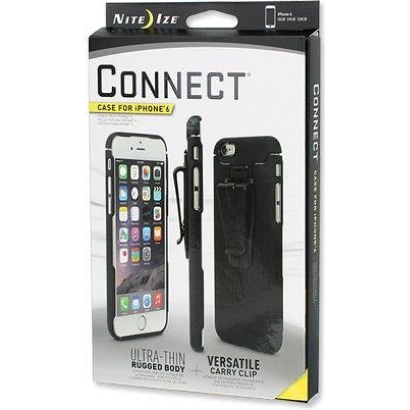 Nite Ize - Connect Case - iPhone 6 - Melns - CNTI6-01-R8