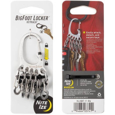 Nite Ize - BigFoot KeyRack skapītis - Nerūsējošais materiāls - KLKBF-11-R6