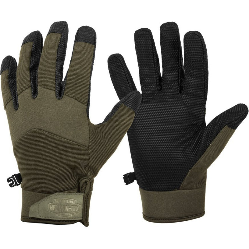 Helikon - Impact Duty Winter Mk2 Tactical izolēti cimdi - melni/zaļi - RK-ID2-NE-0201B (M)