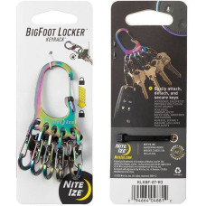 Nite Ize - BigFoot Locker KeyRack - Spectrum - KLKBF-07-R3
