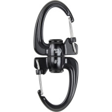 Nite Ize - S-Biner 360 SlideLock dubultā karabīne #2 - melna - SBLR2-01-R3