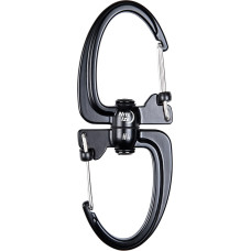 Nite Ize - S-Biner 360 SlideLock dubultā karabīne #4 - melna - SBLR4-01-R3