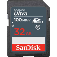SanDisk memory card 32GB SDHC Ultra 100 MB|s