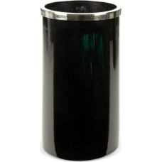 Dekoratīvā stikla vāze 19x33 Capri melna