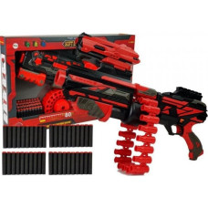 Noname Lean Sport Large Pistol Rifle With Foam Bullets 40 Pcs Red and Black Sight