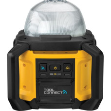 Dewalt-Maszyny uzlādējama LED darba lampa 360°, 5000 lūmeni, 18V Li-lon XR TOOL CONNECT Bluetooth DeWalt [DCL074-XJ]