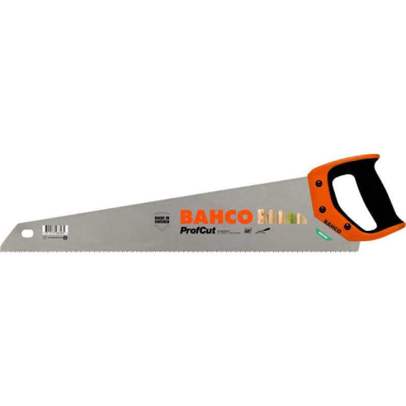 Bahco ProfCut rokas zāģis, 550 mm, 7 zobi collā [PC-22-GT7]