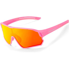 Rockbros 14110009004 photochromic cycling glasses for children 8-14 years old - pink