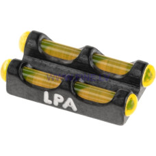 LPA Yellow Twin Fiber Optics Front Sight 2,6 MA Thread