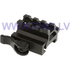 Leapers QD Angle Mount Double Rail 3-Slot