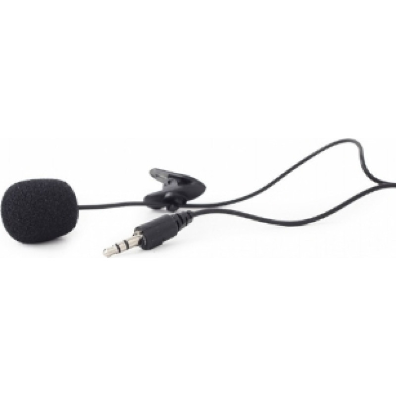 Gembird Clip-on 3.5mm Microphone Black