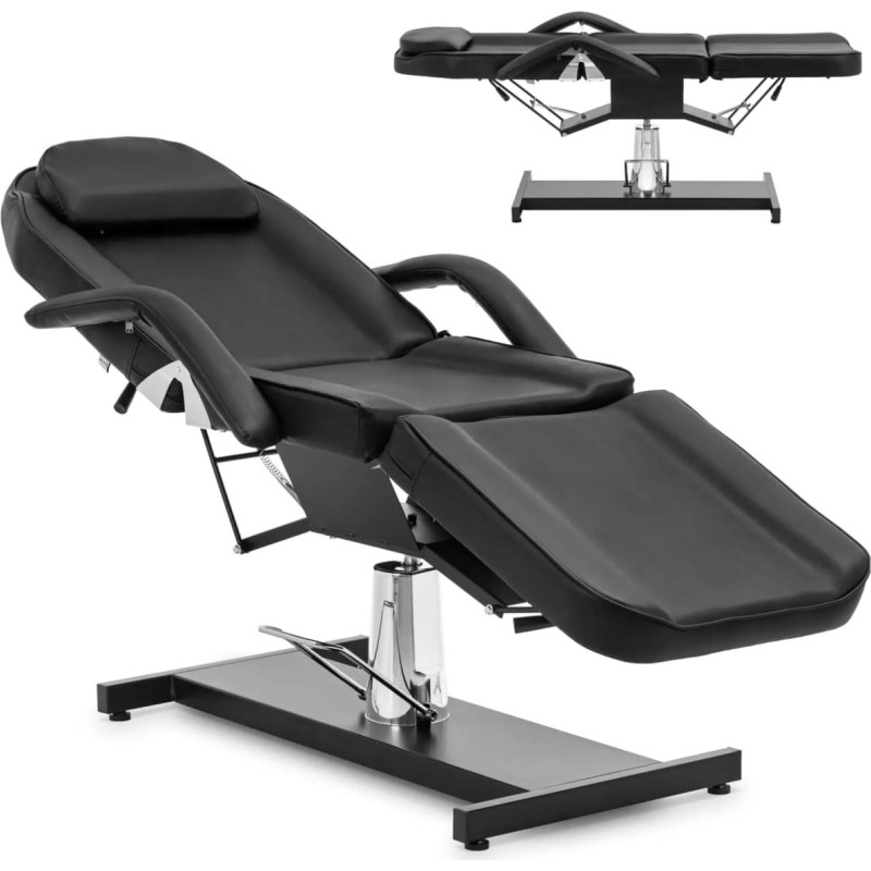 Physa CAPUA spa masāžas kosmētikas krēsls - melns