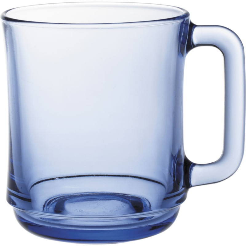 Duralex LYS MARINE stikls ar rokturi 310 ml zils - komplektā 6 gab.