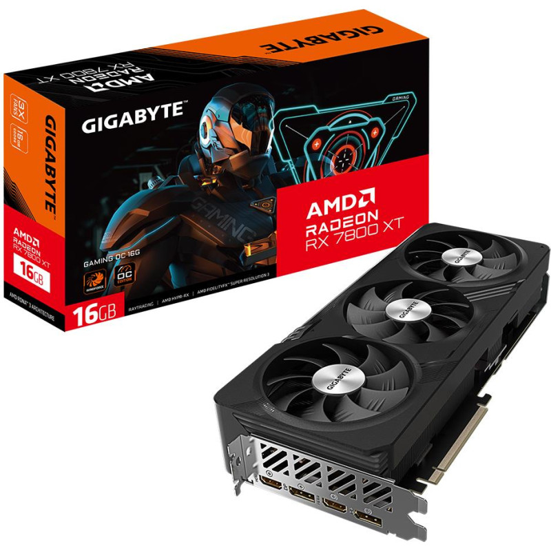 Gigabyte Radeon RX7800XT GAMING OC 16GB GDDR6 2xHDMI 2xDP