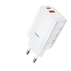 XO wall charger CE16 PD 45W 1x USB-C 1x USB white