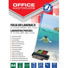 Office Products laminating foil  A6  2x125 microns  glossy  100 pcs.  transparent