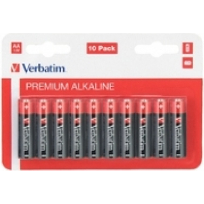 Verbatim AA Alkaline Batteries 1.5V