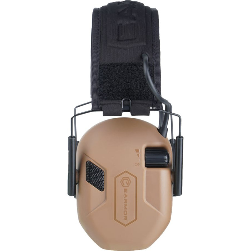 Earmor - Aktīvie dzirdes aizsargi M300T - NRR 23 dB - Coyote Brown - M300T-CB