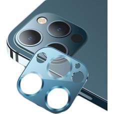 USAMS Camera Lens Glass iPhone 12 Pro Max metal niebieski|blue BH707JTT04 (US-BH707)