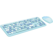 Forever keyboard + mouse Candy blue