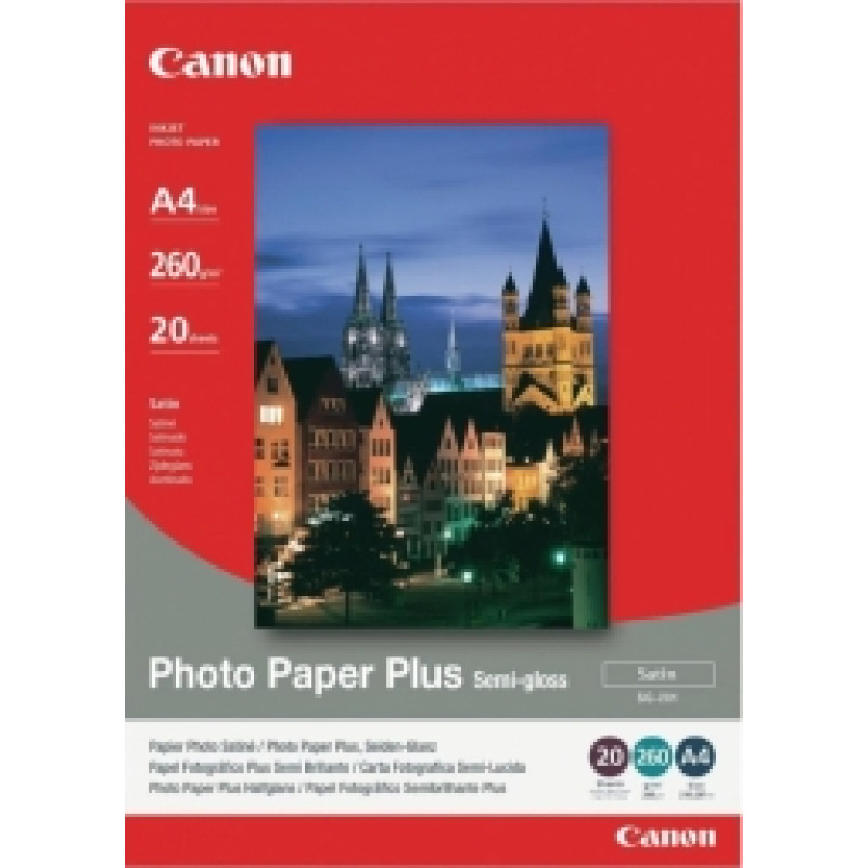 Fotopapīrs Canon SG-201 A4 Semi-Gloss 20gab