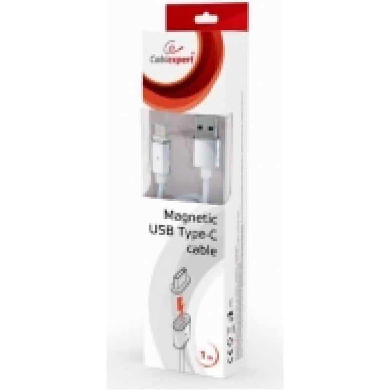 Gembird Magnetic Type C USB Cable 1m Silver