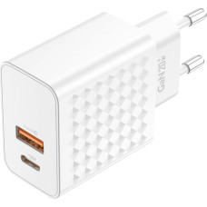 Foneng Wall charger EU42 GaN - USB + Type C - PD 20W 3A white