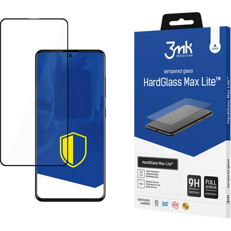 Samsung Galaxy A51|A52 4G|5G A52s 5G Black - 3mk HardGlass Max Lite™ screen protector