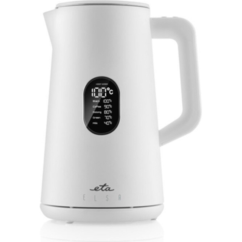 ETA Kettle Elsa ETA559790010 Electric 1800 W 1.5 L Stainless steel 360 degrees  rotational base White