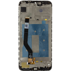 For_Huawei LCD Display + Touch Unit + Front Cover Huawei Y7 2019 Black (11pin) No Logo