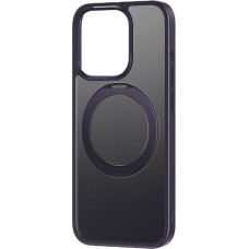 Phone Case with Stand Baseus SkyRing 360° for iP 14 Pro +tempered-glass and cleaning kit (purple)