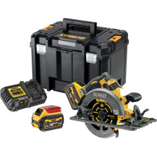 Dewalt-Maszyny bezvadu ripzāģis, kas saderīgs ar 190 mm vadotnēm, 54 V Li-lon 2x9,0 Ah, FlexVolt sērija, DeWalt [DCS579X2-QW]