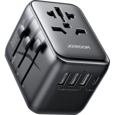 Joyroom JR-TCW01 travel adapter universal 17W EU | US | UK | JP | AU | CN - black