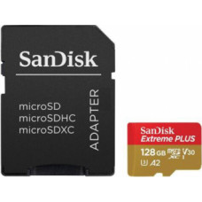 SanDisk Extreme Plus 128GB microSDXC + SD Adapter