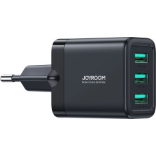 Joyroom JR-TCN02 3xUSB-A 17W 3.4A mains charger - black