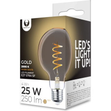 Forever Light LED Bulb Filament E27 G95 4W 230V 2000K 250lm SF gold Forever Light