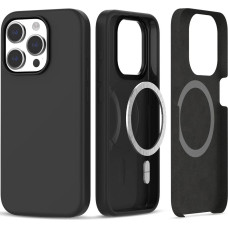 Tech-Protect Silicone MagSafe case for iPhone 15 Pro - matte black