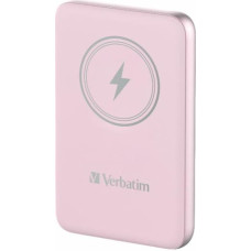 Verbatim Powerbank indukcyjny `n` Go 15W 10000mAh Wireless Magnetic różowy|pink 32248