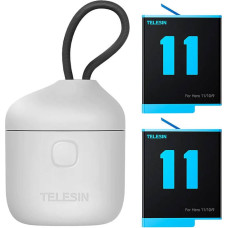 3-slot waterproof charger Telesin Allin box + 2 batteries for GoPro Hero 12 | 11 | 10 | 9