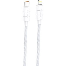 Foneng Cable USB-C do Lightning Foneng XS02 PD27W, 1,2m (biały)