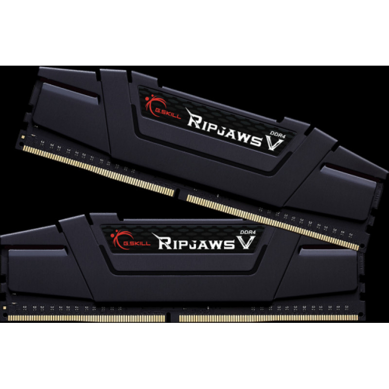 G.SKILL RipjawsV 32GB Black [2x16GB 3200MHz DDR4 CL16 XMP 2.0 rev2 DIMM]