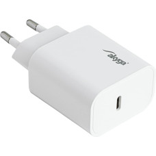 Wall charger Akyga AK-CH-18 20W USB-C PD 5-12V | 1.67-3A white