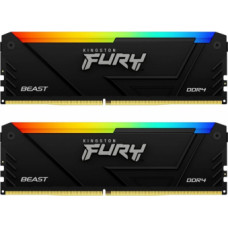 Kingston RAM FURY Beast RGB - 16 GB (2 x 8 GB Kit) - DDR4 3200 DIMM CL16