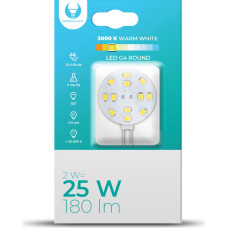 Forever Light LED Bulb G4 Round 2W 12V 3000K 180lm Forever Light