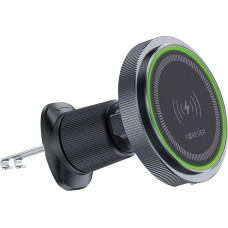 Forever car holder for air vent MACH-200 magnetic with wireless charging black 15W