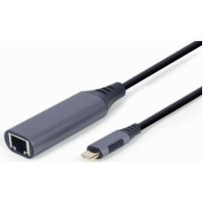 Gembird USB Type-C Male - RJ-45 Female Space Grey