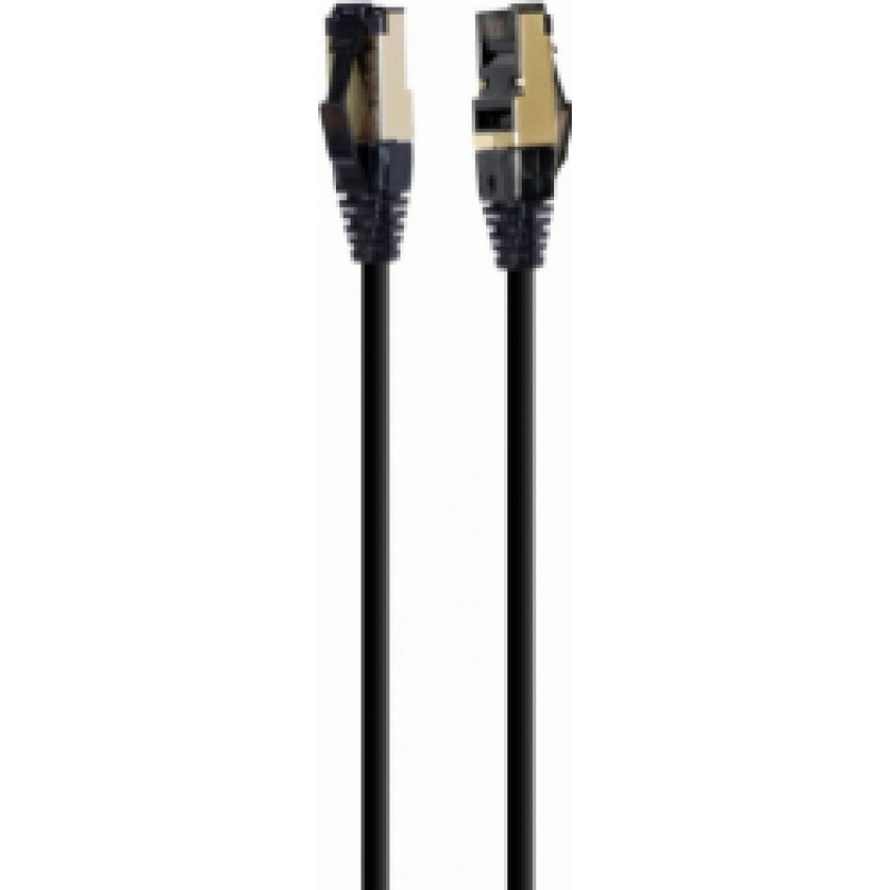 Kabelis Gembird S| FTP Cat. 8 LSZH Patch Cord Black 7.5 m