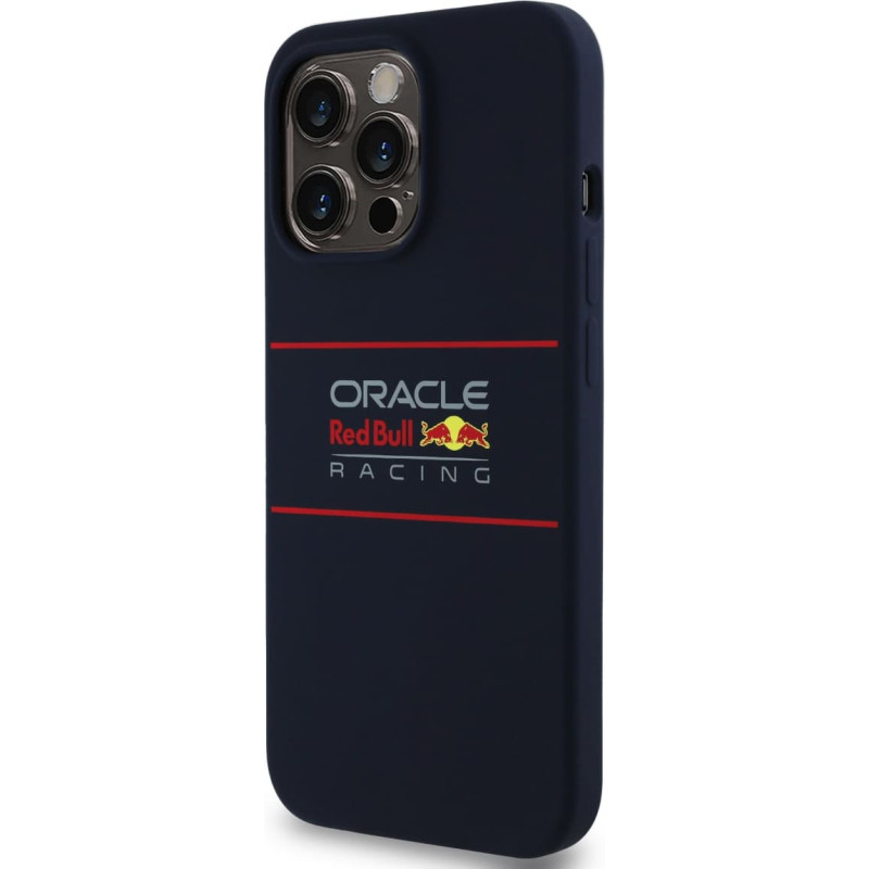 Red Bull Silicone Horizontal Logo MagSafe for iPhone 13 Pro Navy