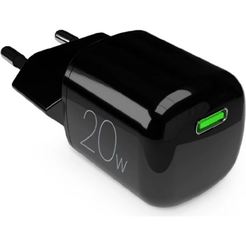 Puro Elektrik Puro 20W GaN USB-C Wall Charger - Black