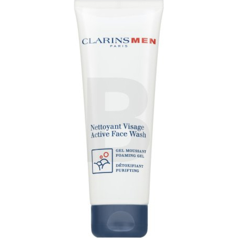 Clarins Men attīrošs gels sejas mazgāšanai Active Face Wash 125 ml